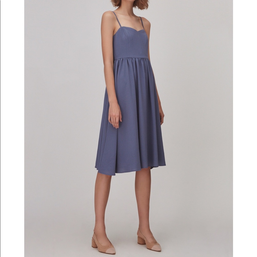Gathered Midi dress
